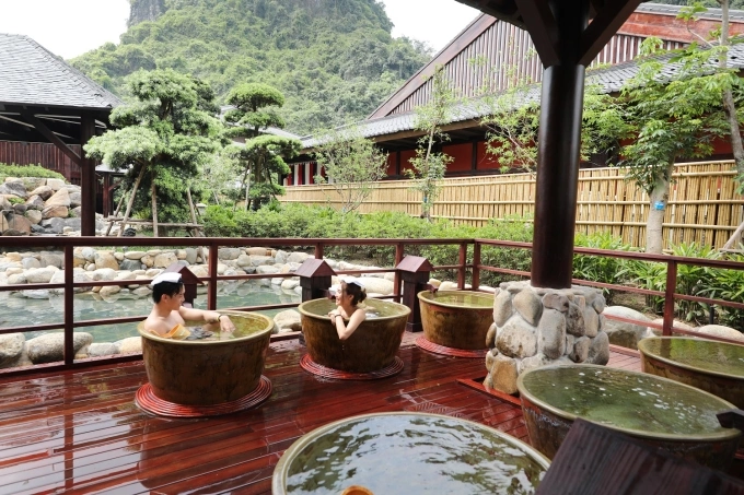 Trải nghiệm tắm khoáng Quang Hanh chuẩn Nhật